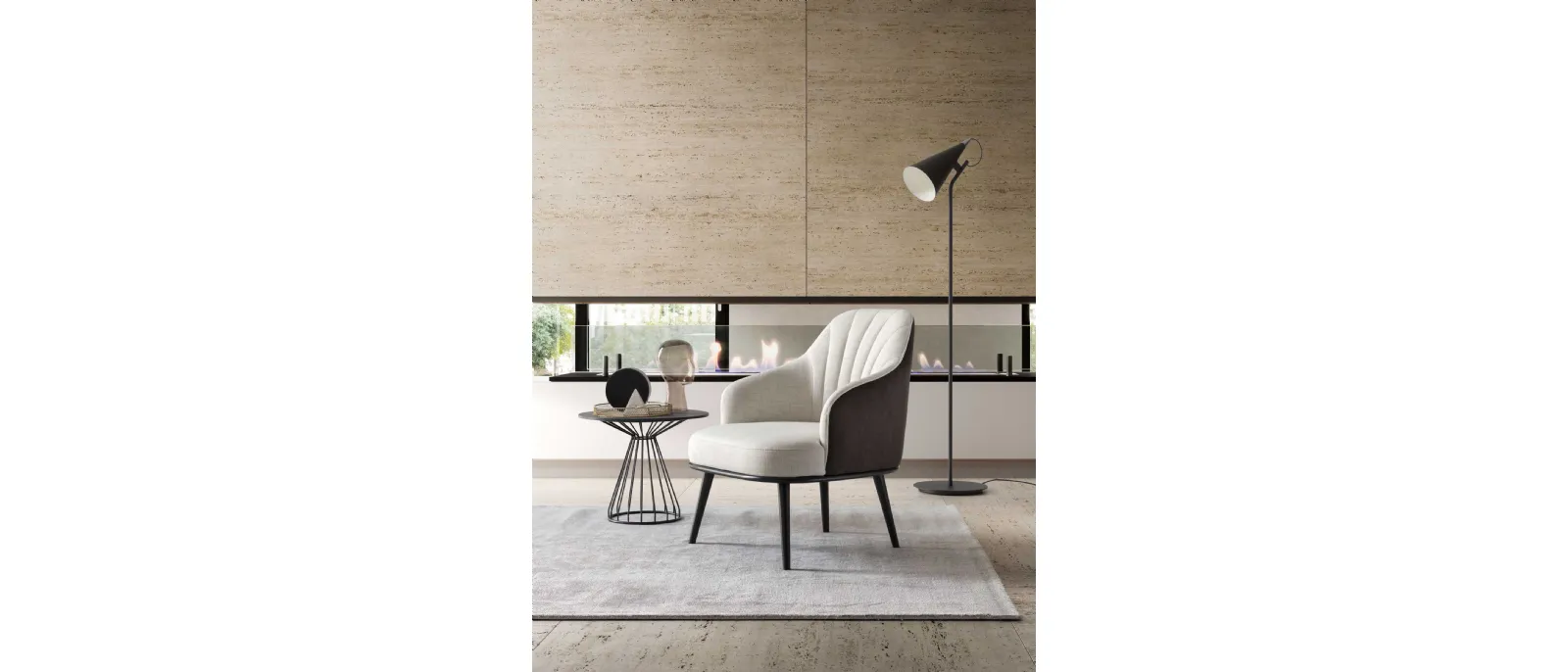 Le Comfort presents the new chair model named “Aaron”. It is