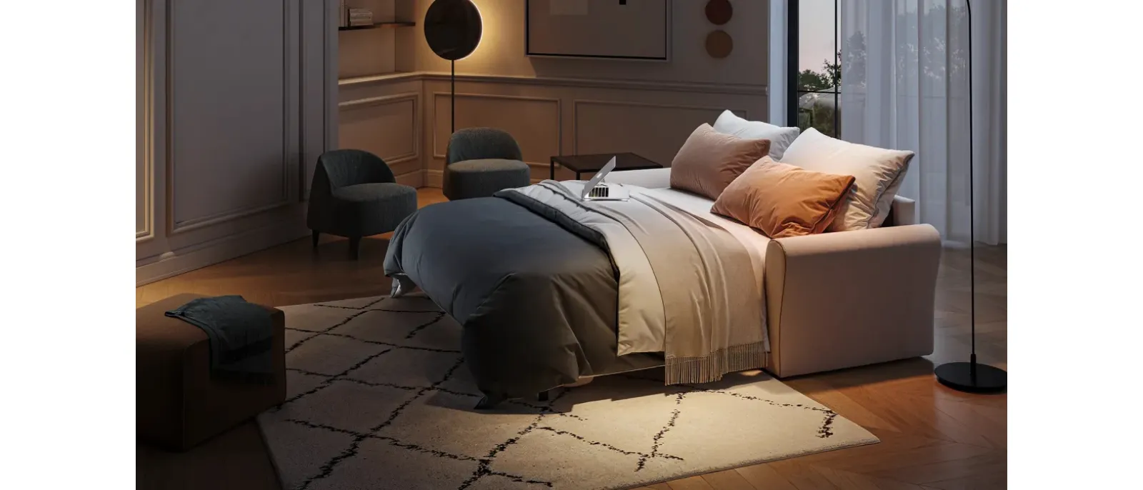 Civas Sofa Bed by Family Bedding
