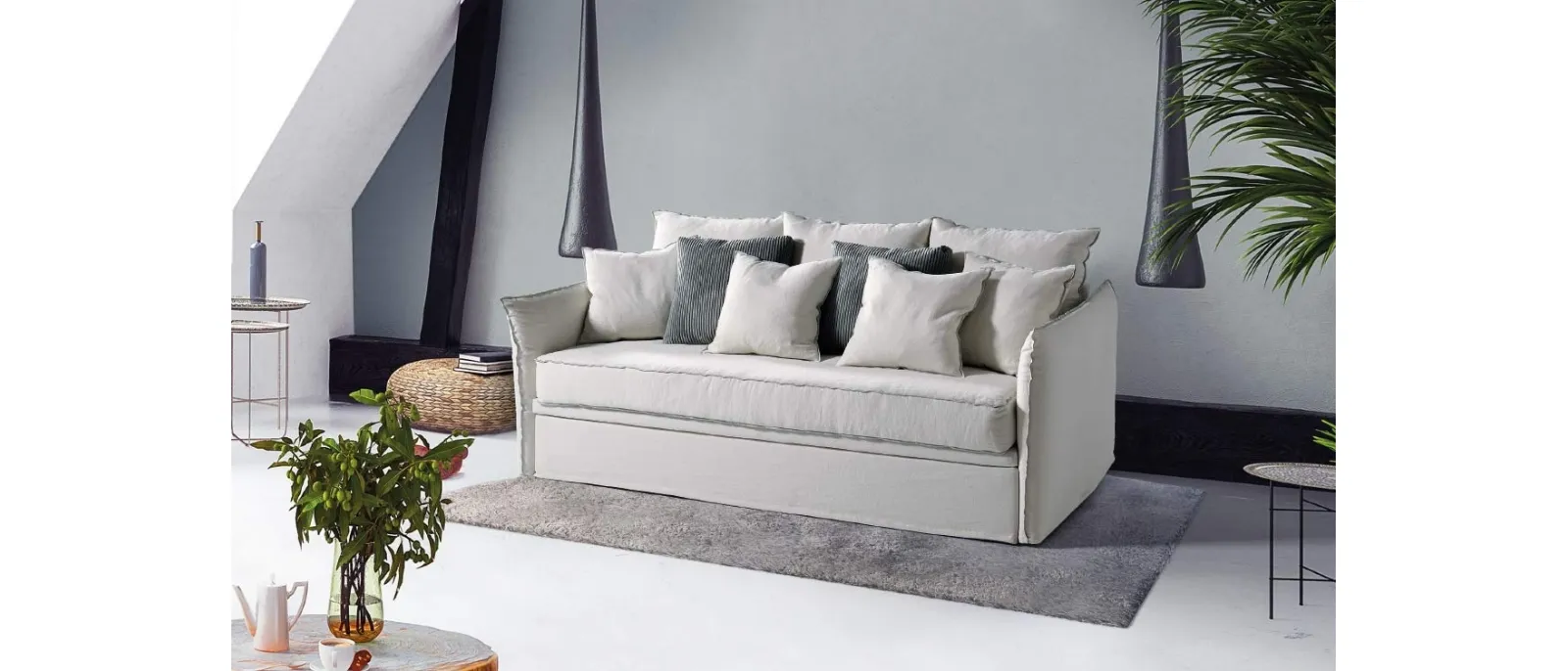 Tulip linear sofa bed by Family Bedding