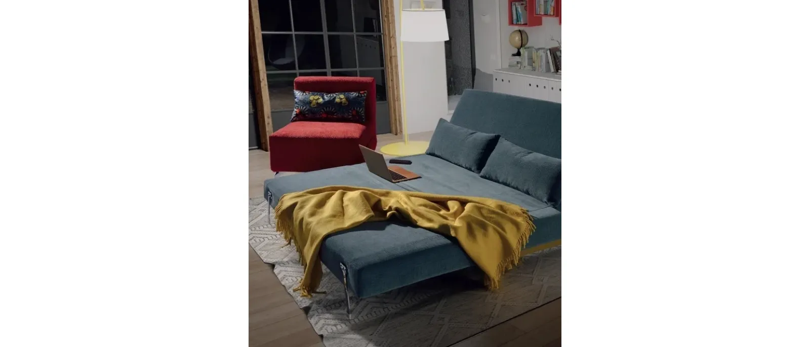 Voilà Sofa Linear Sleeper Sofa by Family Bedding