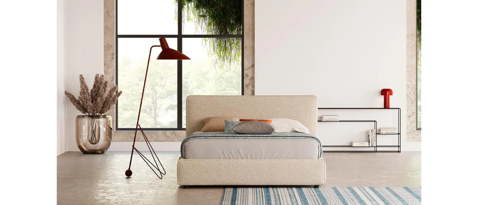 Double bed for couple Loop of Divaletti Home The modern bed frame