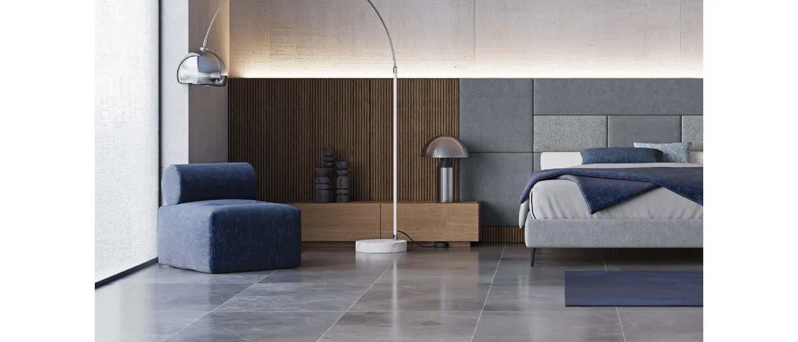 A timeless armchair and a modern design characterise the