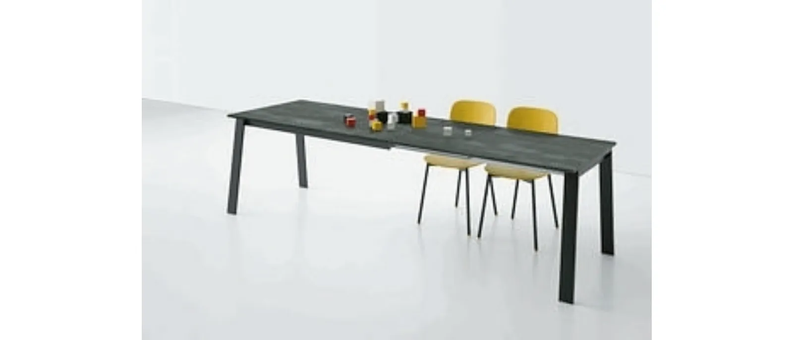 The extendable table Delta by Pointhouse.