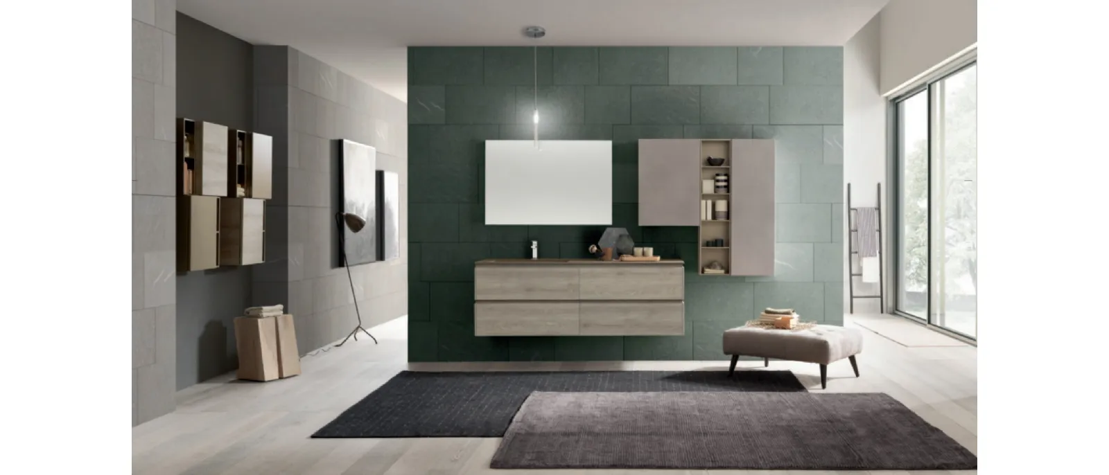 M2 System C220 Bathroom Furniture by Baxar