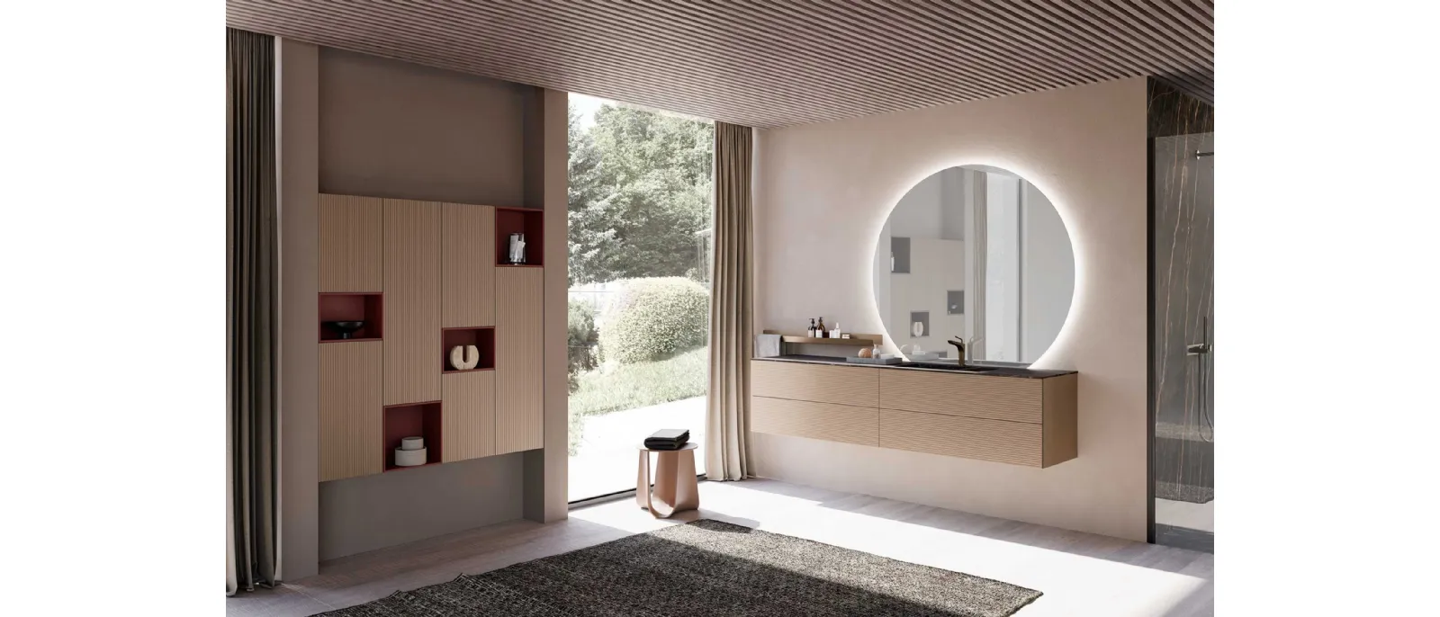 Suspended Bathroom Vanity Unit M System 033 by Baxar