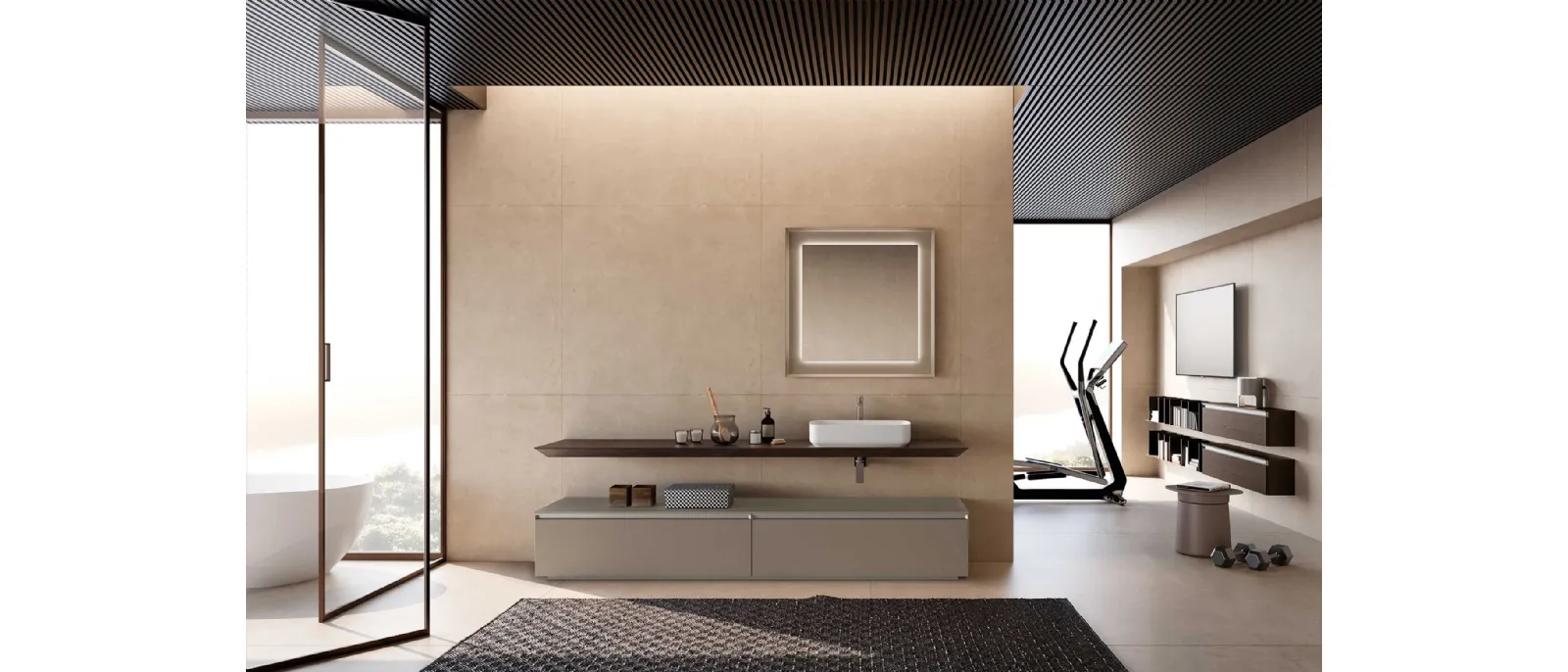 Bathroom furniture M1 System 132 by Baxar