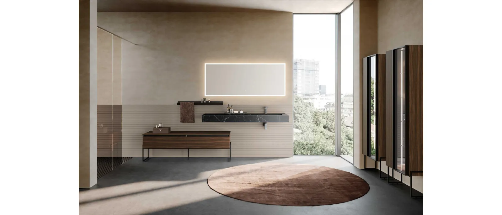 Bathroom furniture M1 System 133 by Baxar
