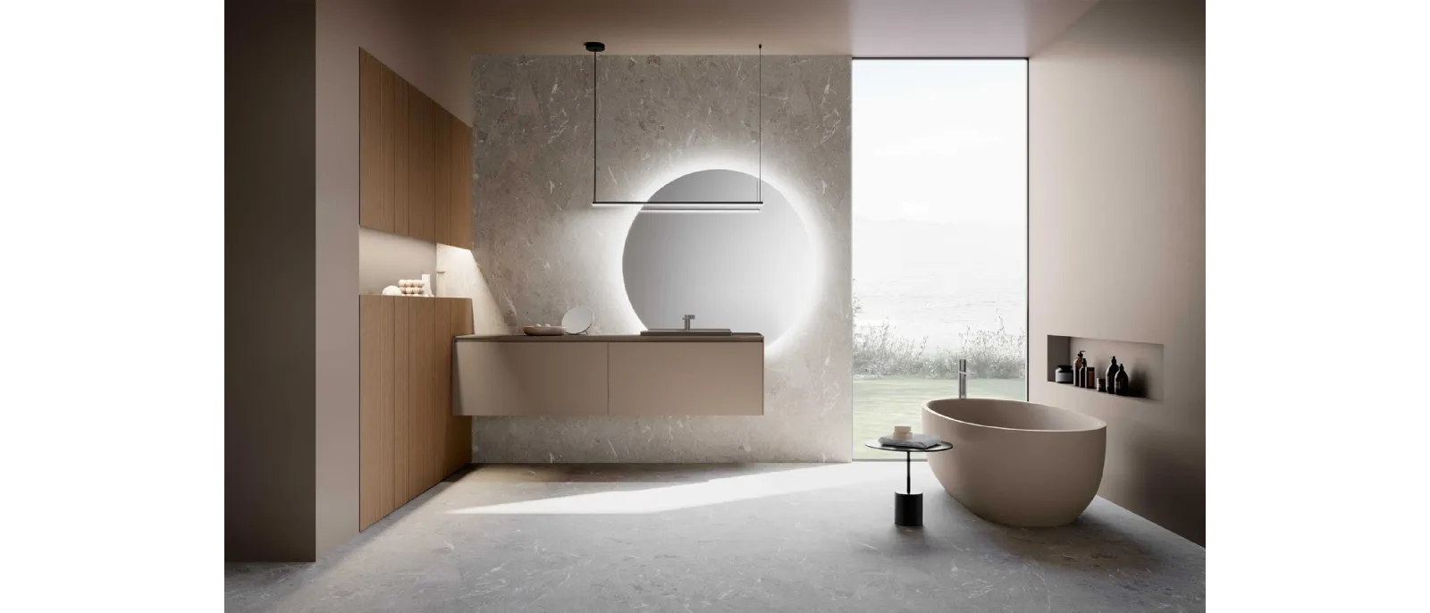 Suspended Bathroom Vanity M2 System 231 by Baxar.