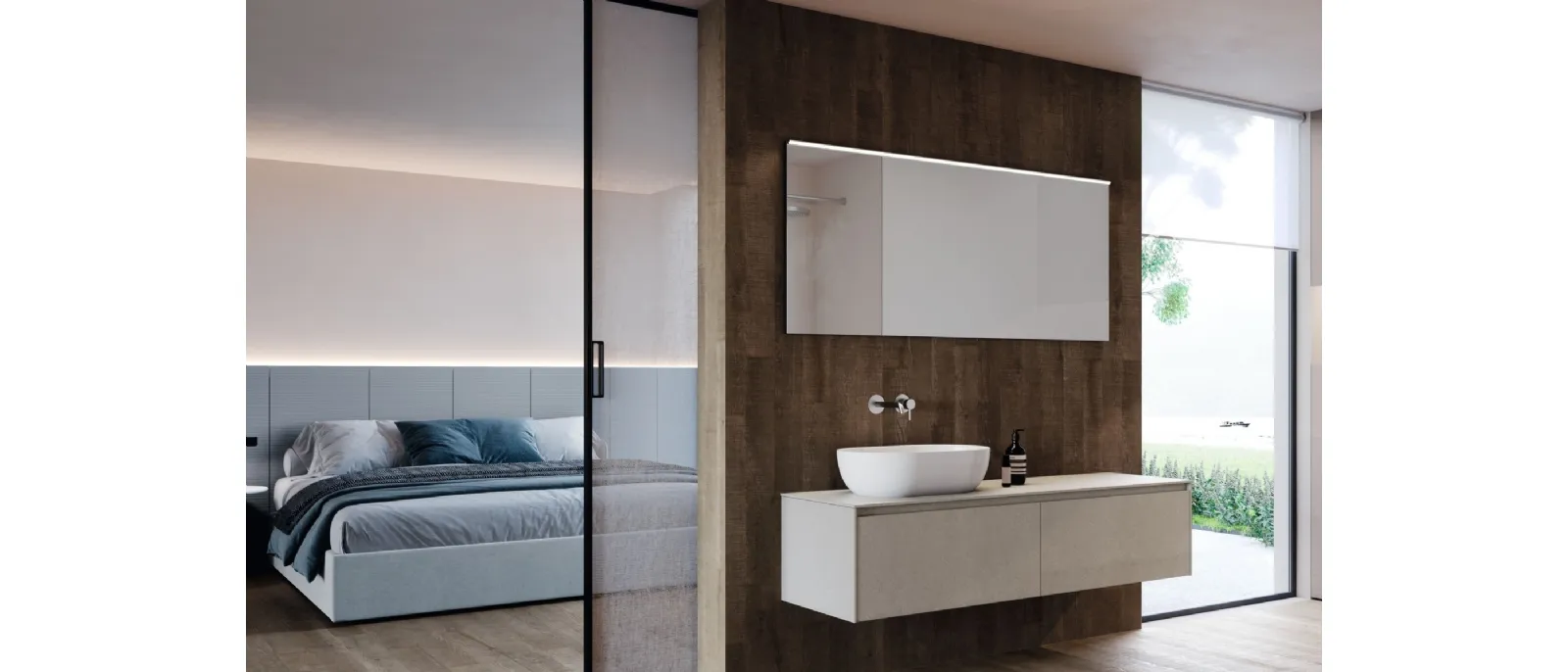 Suspended Bathroom Vanity M2 System 244 by Baxar