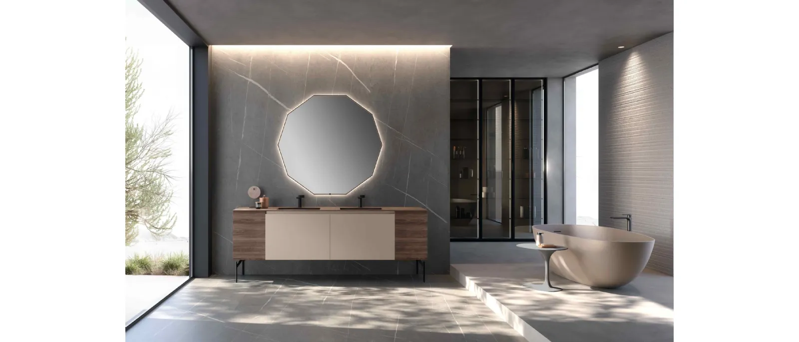Bathroom furniture M2 System 247 by Baxar