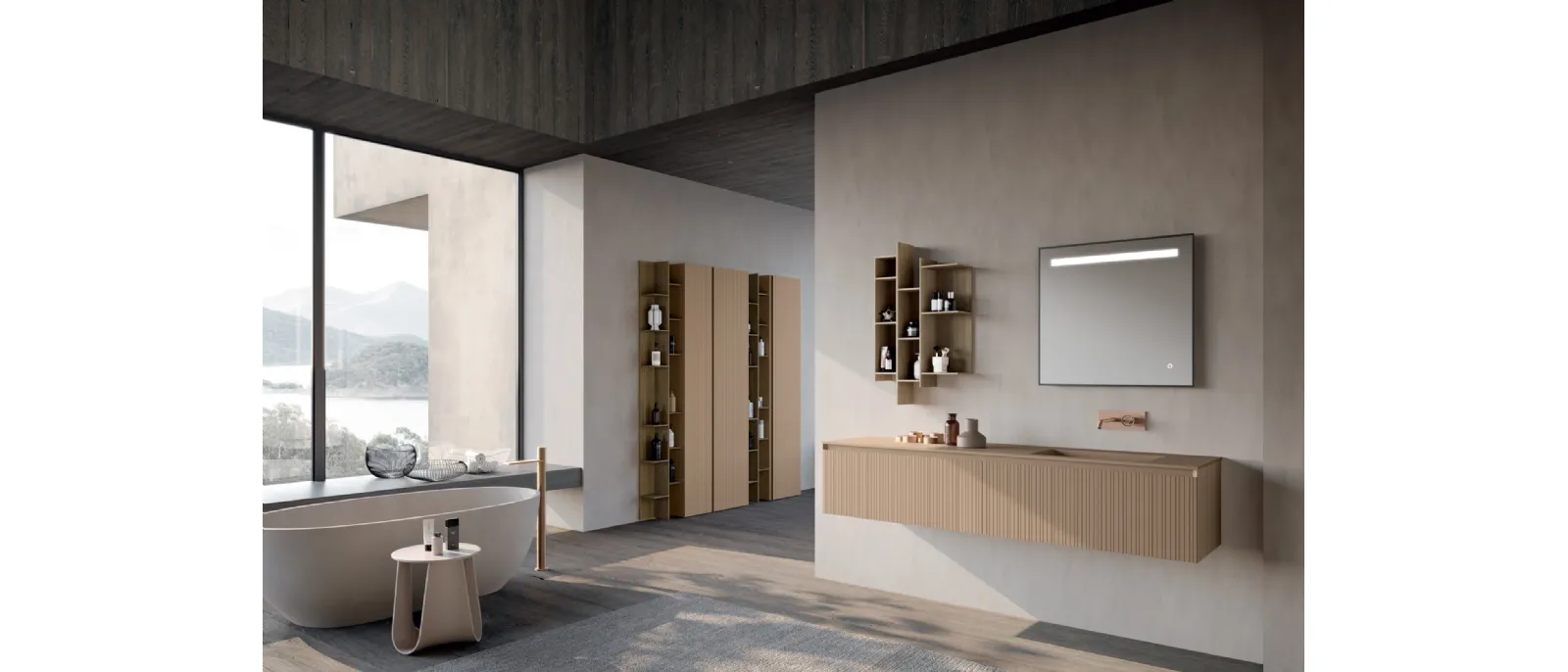 Bathroom furniture set M3 System 305 by Baxar