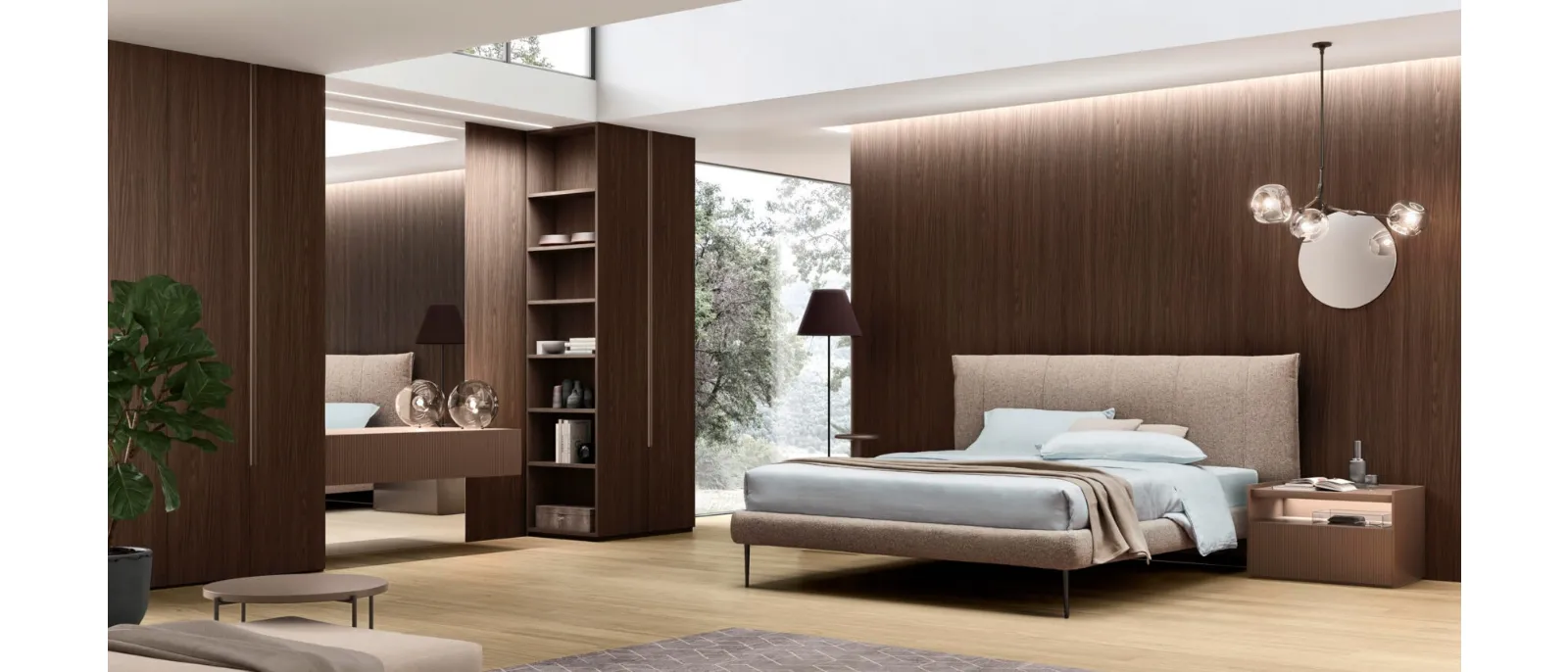 Alby is a bed upholstered by Maronese,