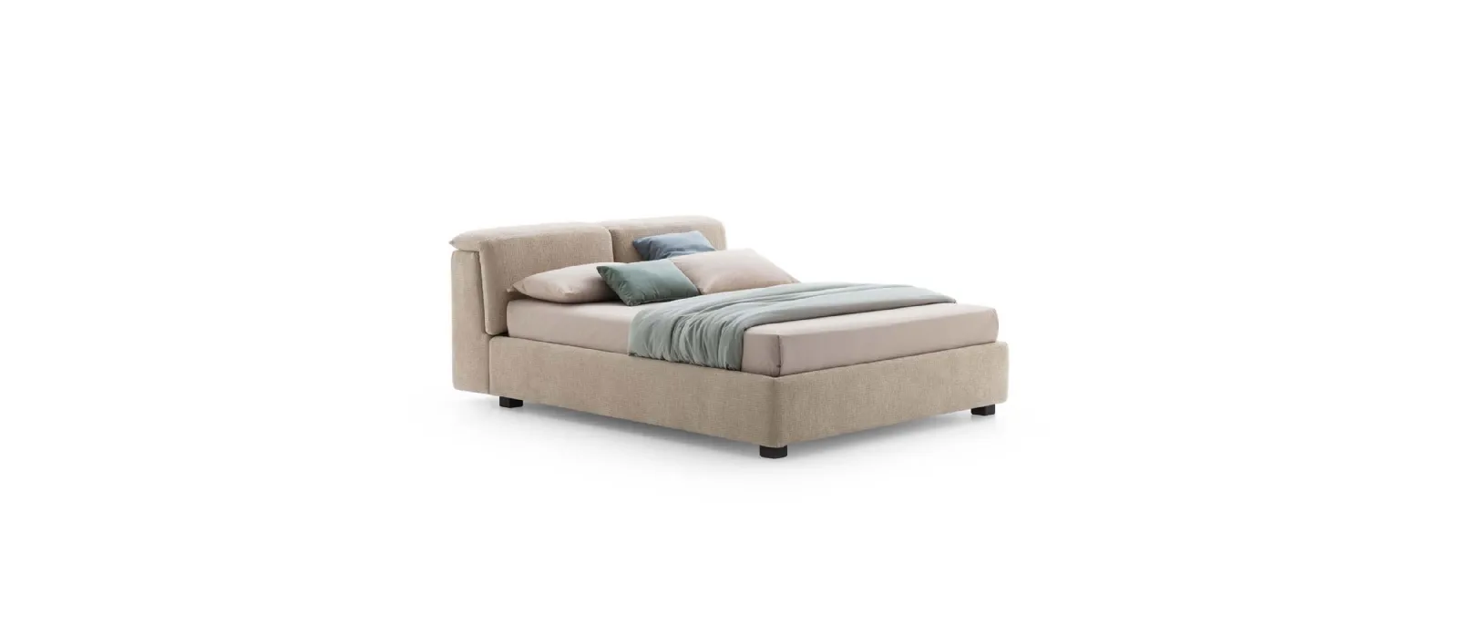 Apollo bed by LE Comfort has a reclining headboard and comes with an upholstered