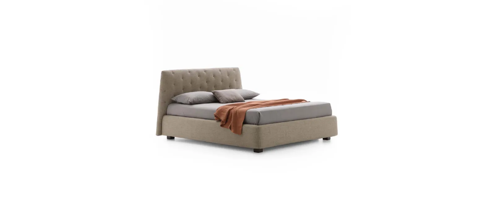 Le Comfort Bed is the brand new bed made of solid pine and covered with a soft