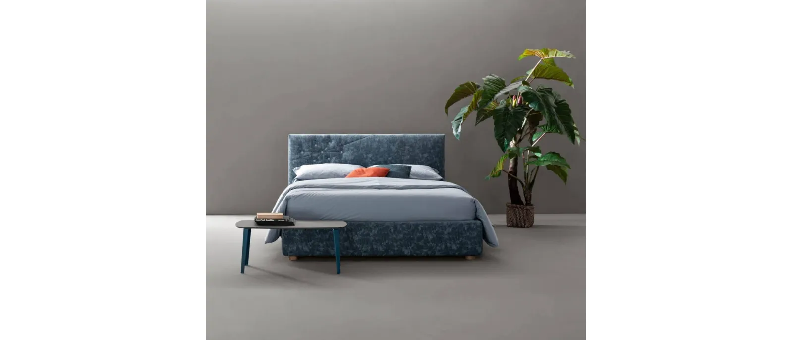 Bloom Upholstered Double Bed by Bside.