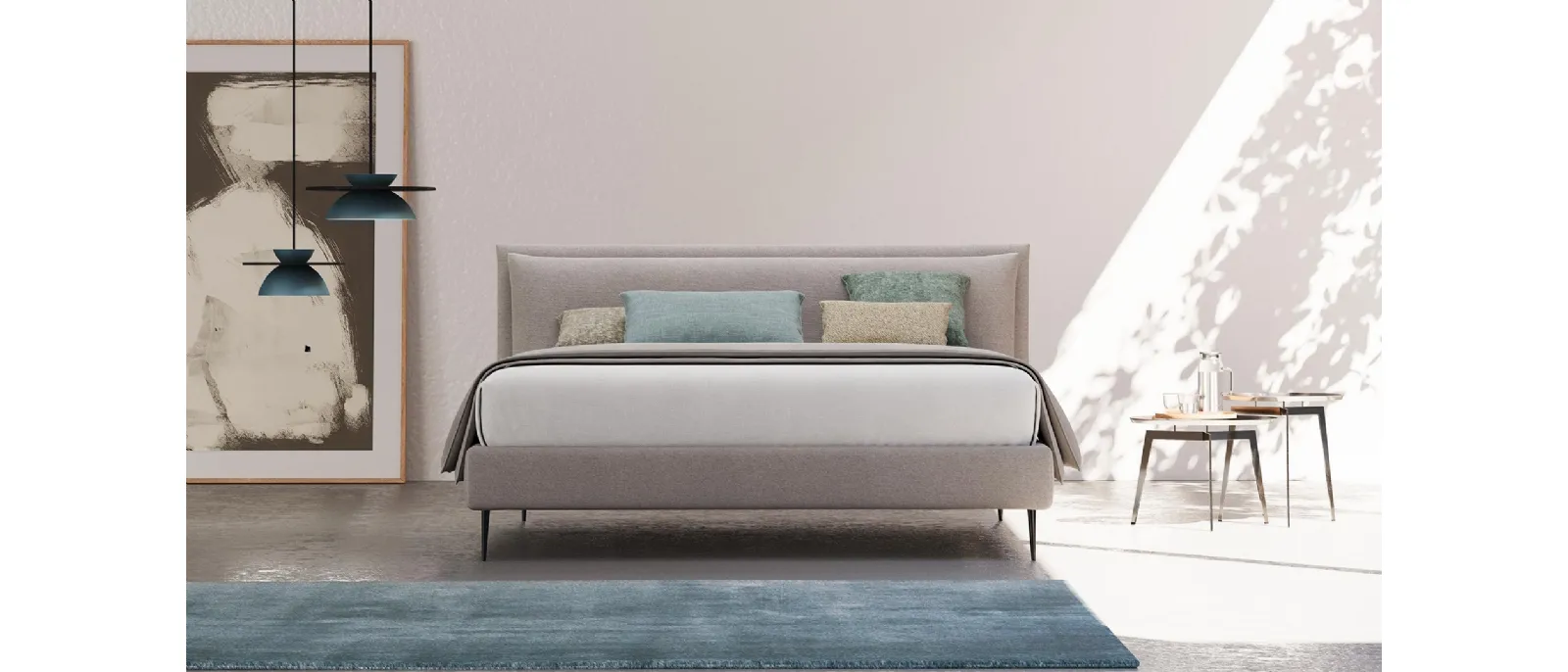 The bed model Cloud of the Italian company Divaletti home is a solution