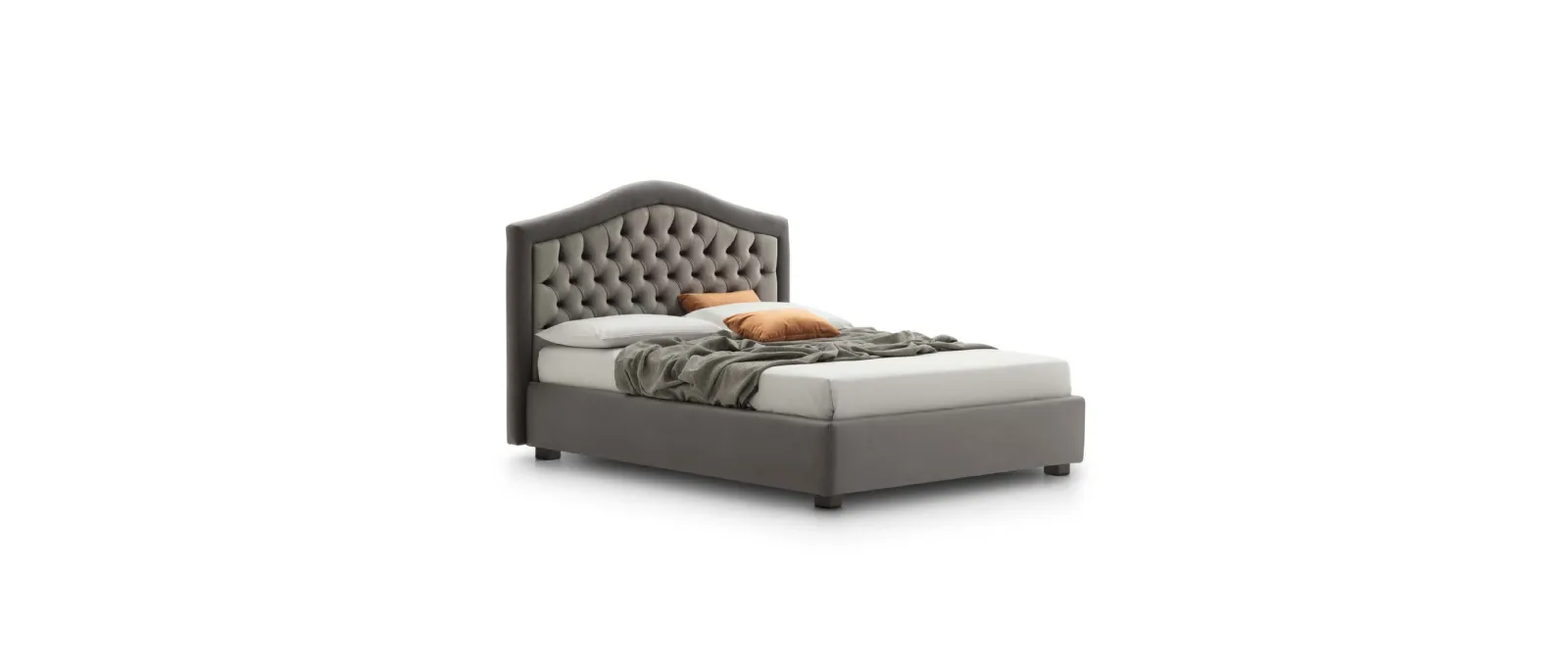 Dama bed by the company Le Comfort is characterized by its solid