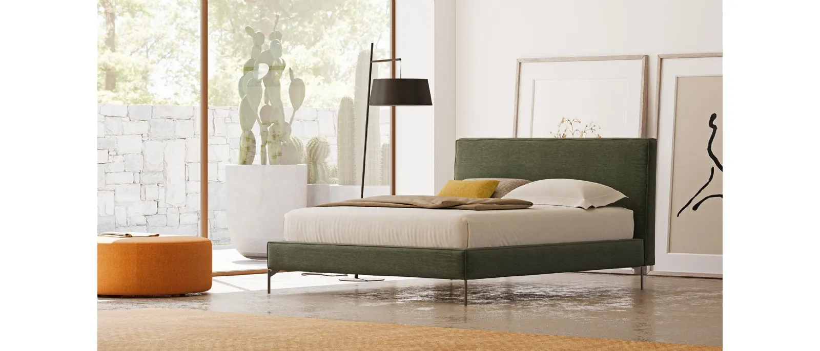 A true hallmark of the home made in Italy are wooden beds from Italian