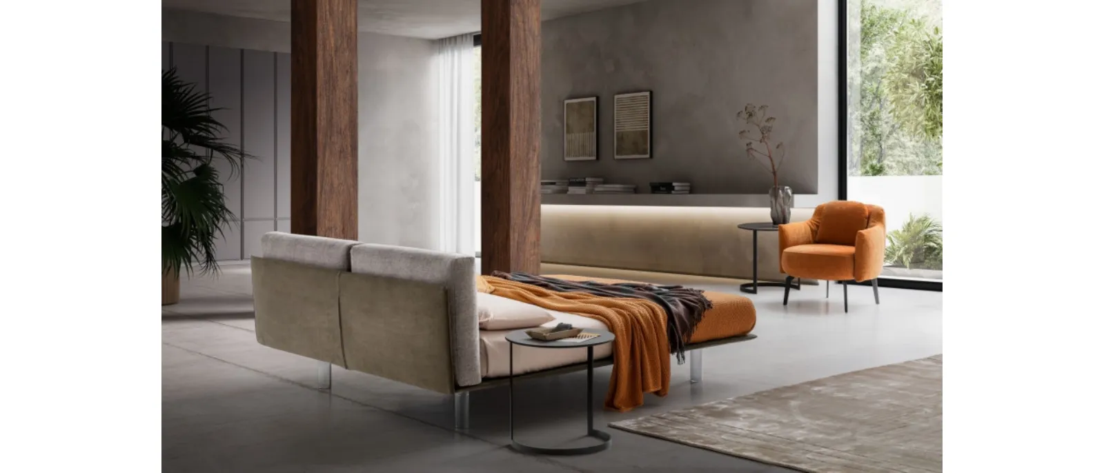 The bed 