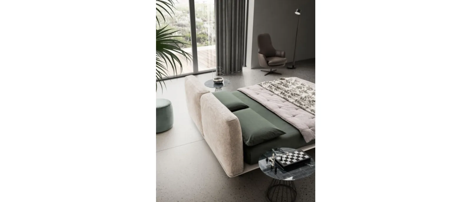 Fenice bed from Le Comfort is a