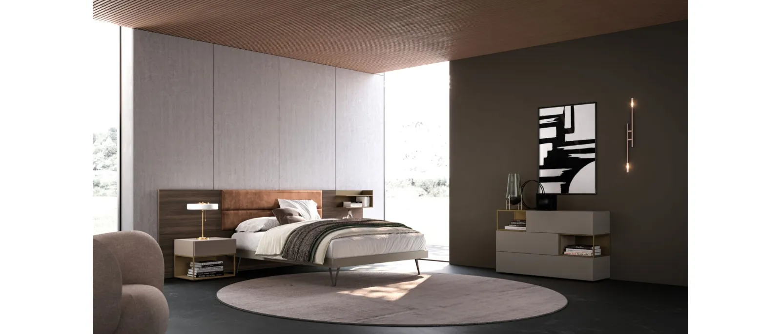Giako Night 05 bed by Orme
