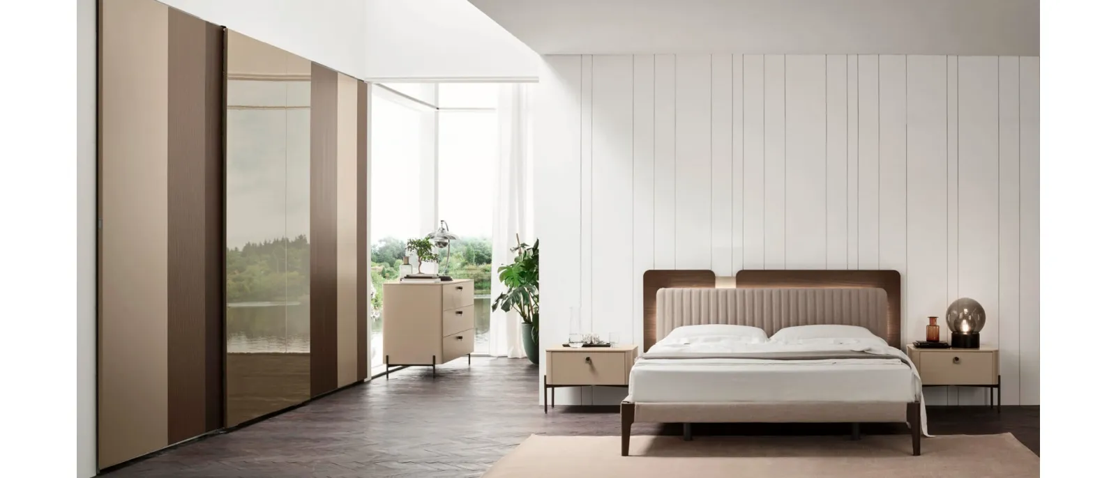 The bed 