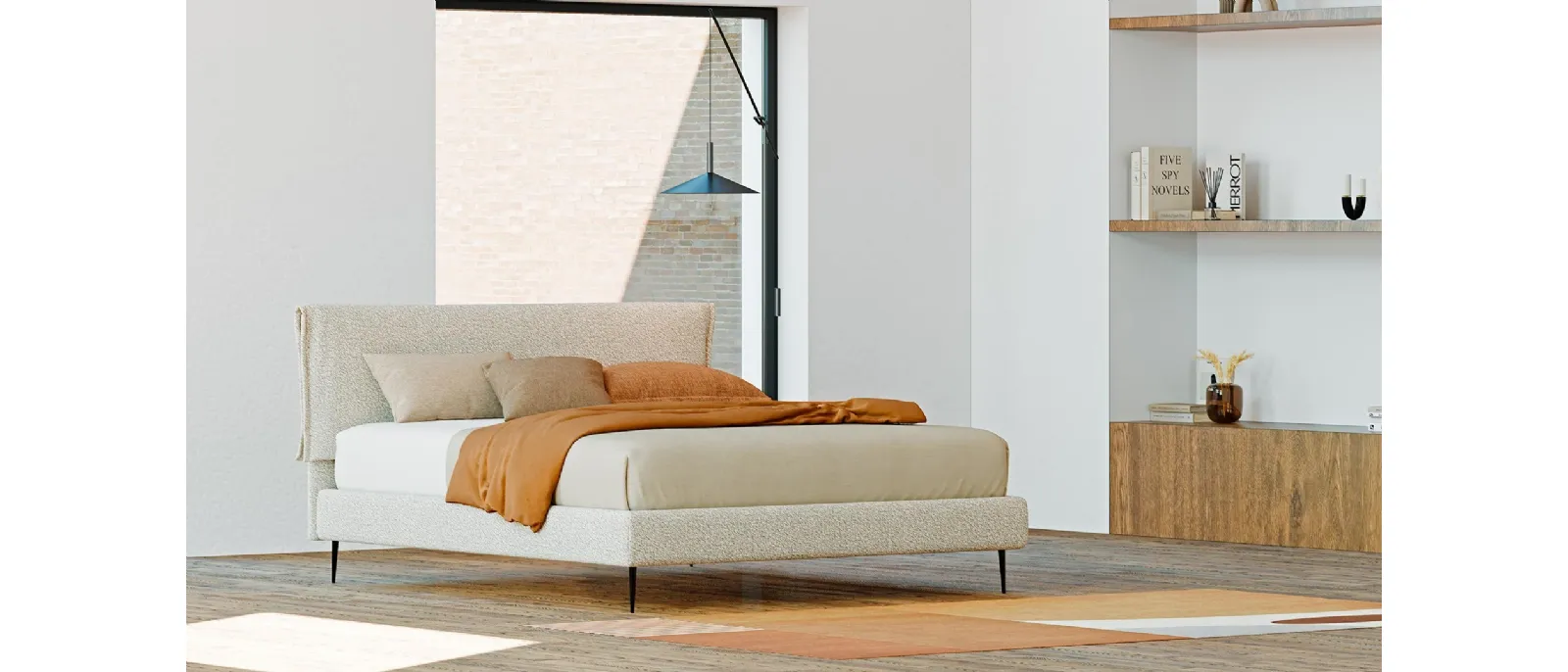 Double bed with storage compartment Kevin is part of the 