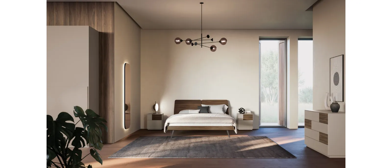 I read Ofelia Night 18 bed in Cotto di Orme textured material