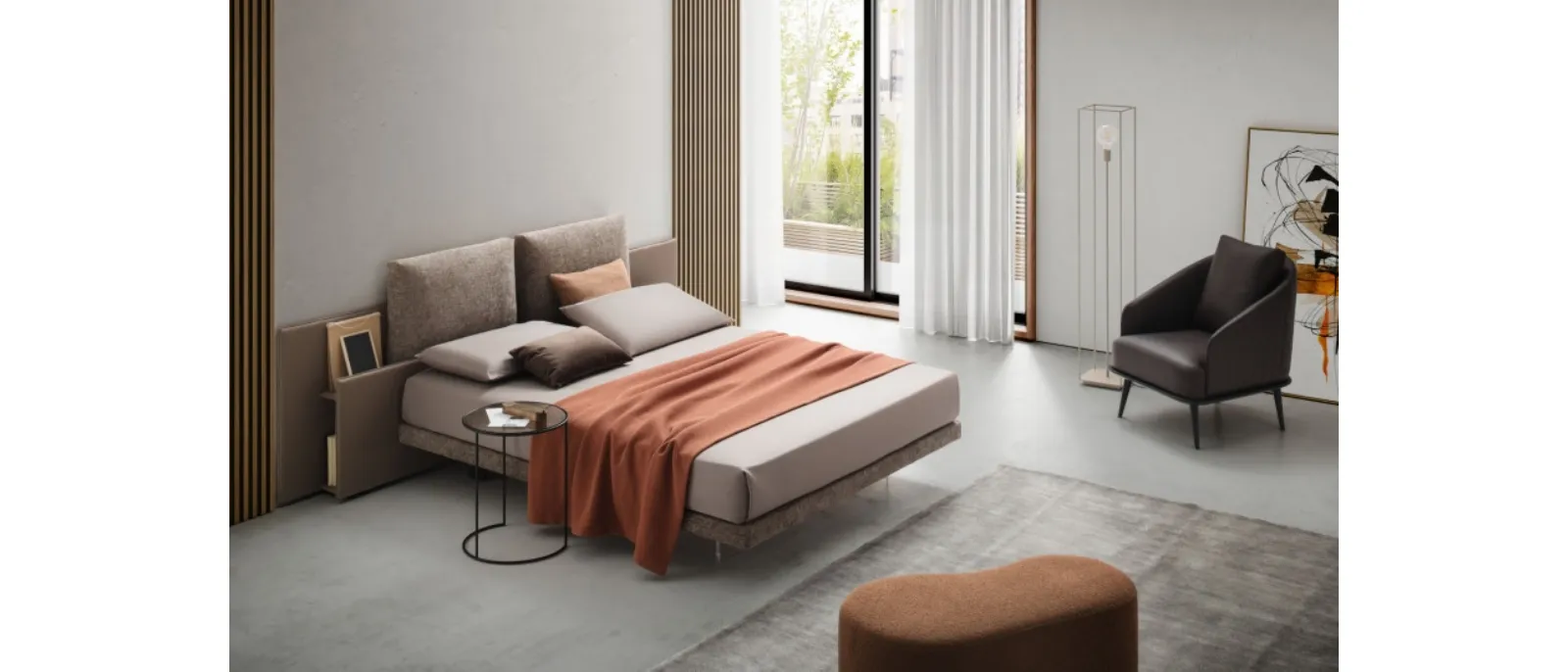 Softness and comfort to the utmost with Opera bed by Le Comfort, uphol