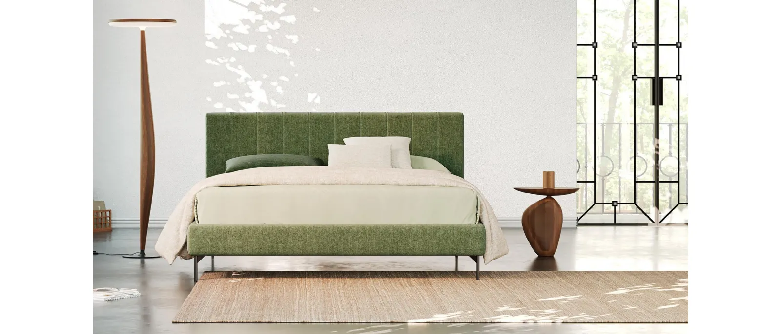 Bed Regis with storage cabinet by Divaletti Home Designers’ bed