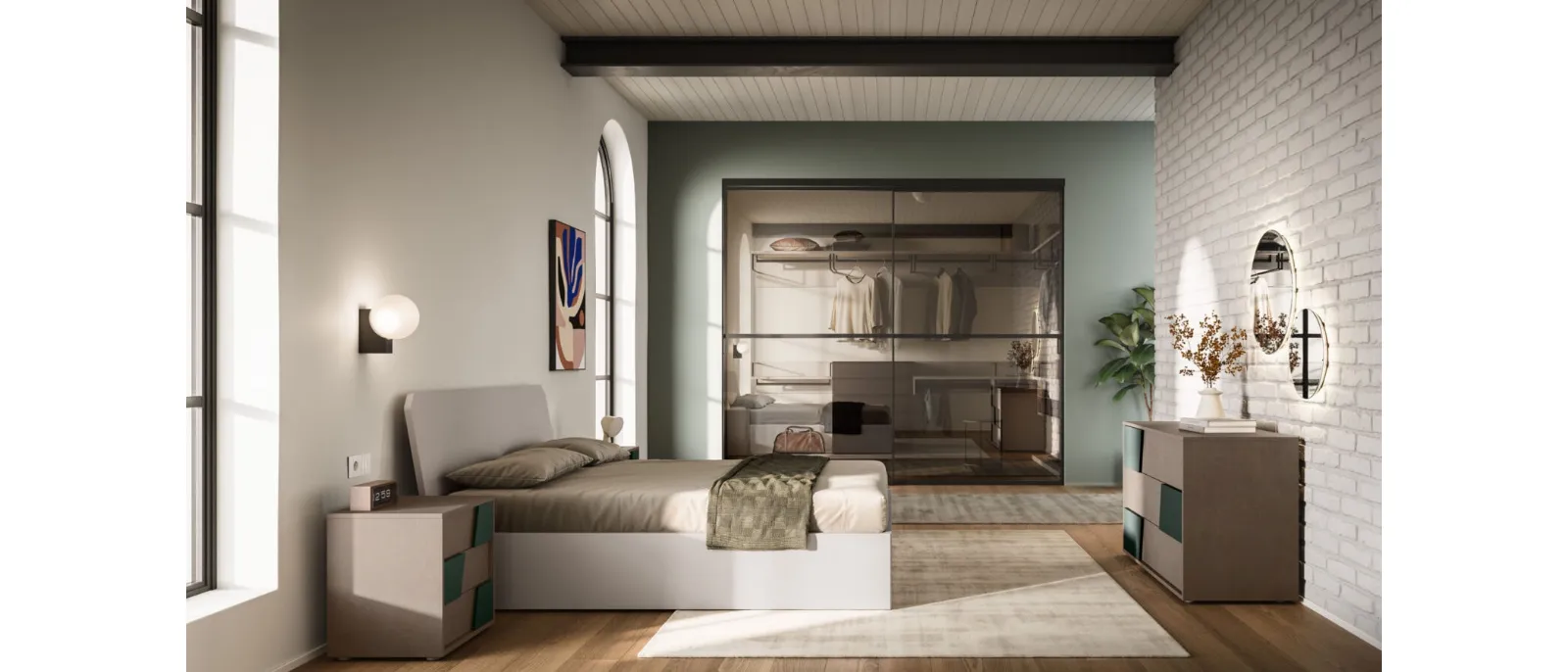 Double bed Shield Night 20 by Orme.