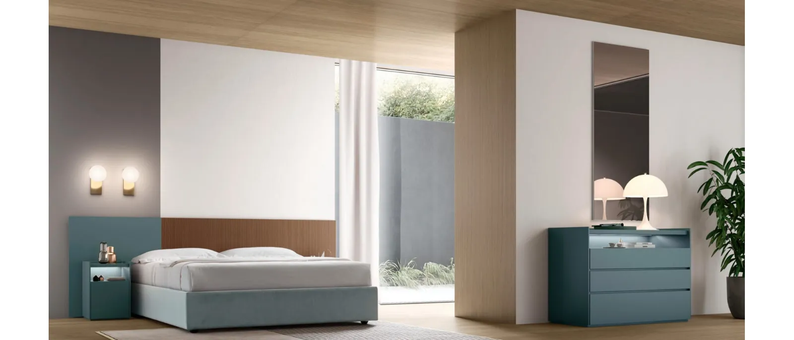In the collection by Maronese of beds for the couple there