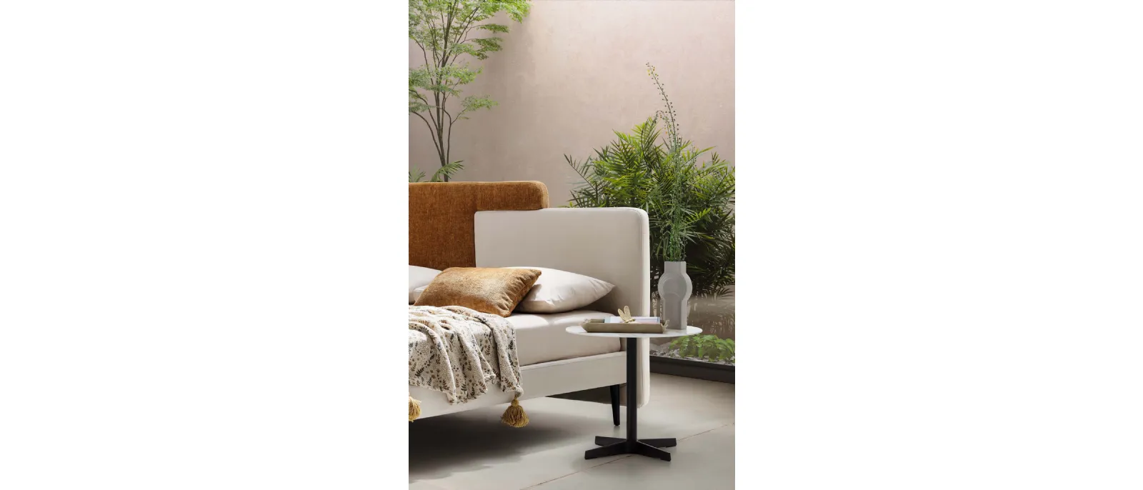 The bed frame of the Bed Together by Le
