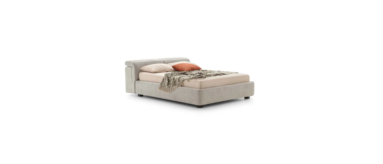 Reclining bed with headboard from the collection of beds and upholstered furniture by