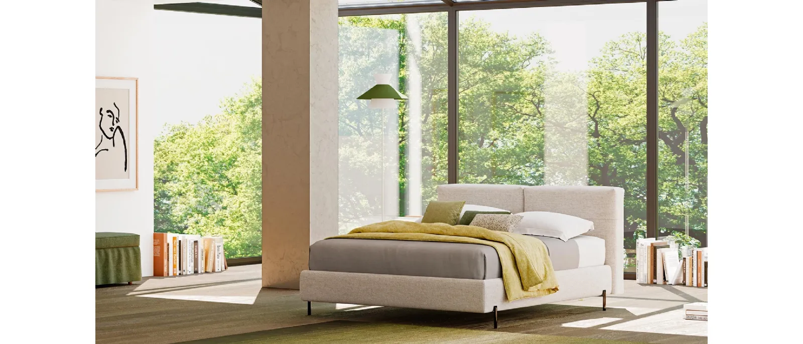 A collection that combines the design features of beds with a simple and functional line perfectly fitted to