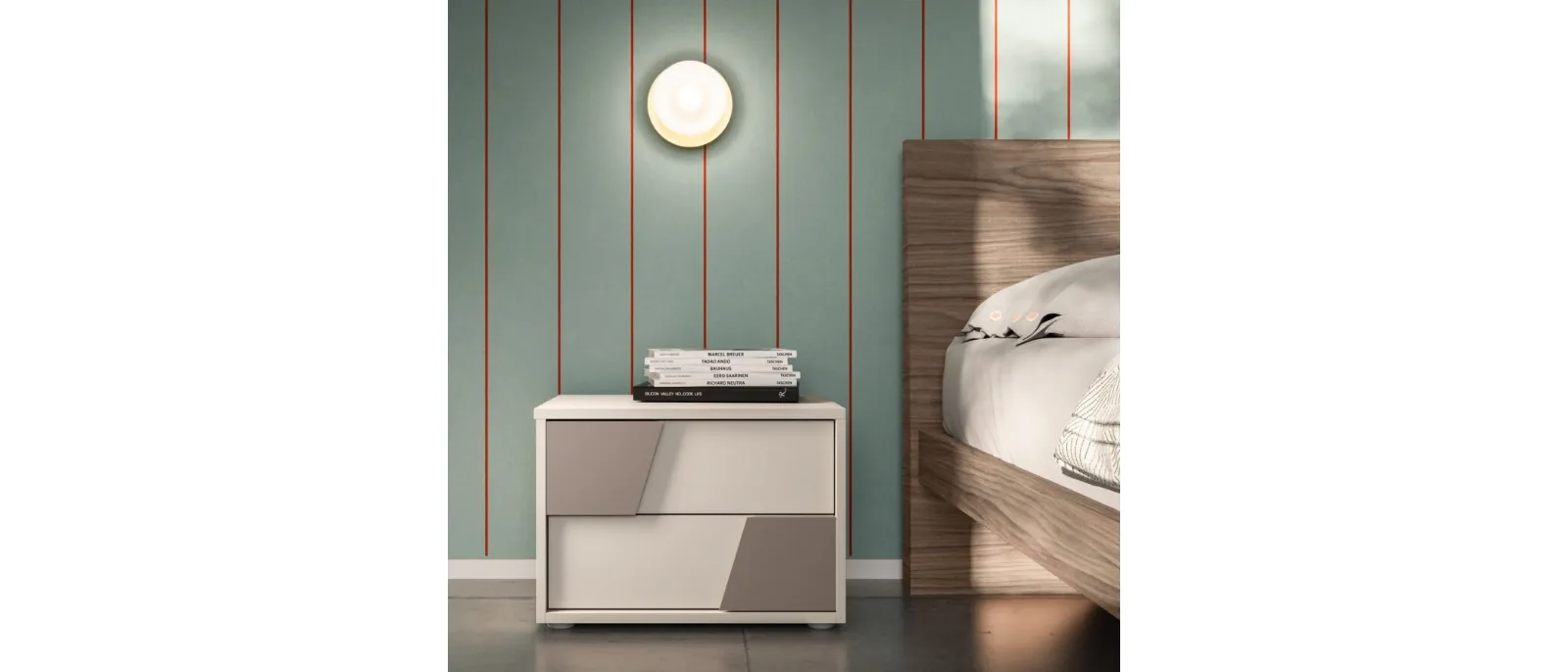 Gliss bedside table by Orme