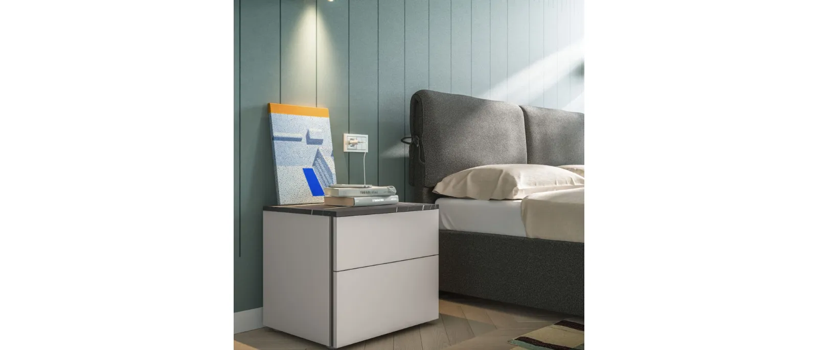 Flow bedside table by Orme.
