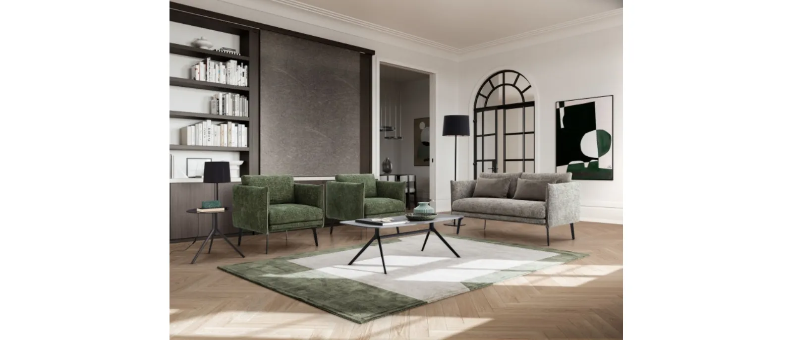 Boon by Le Comfort is an armchair with a very elegant and minimalist design that