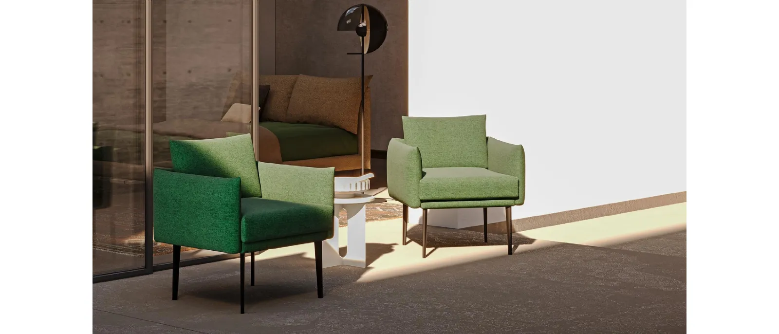 Charme armchair by Diva Home is the evolution of