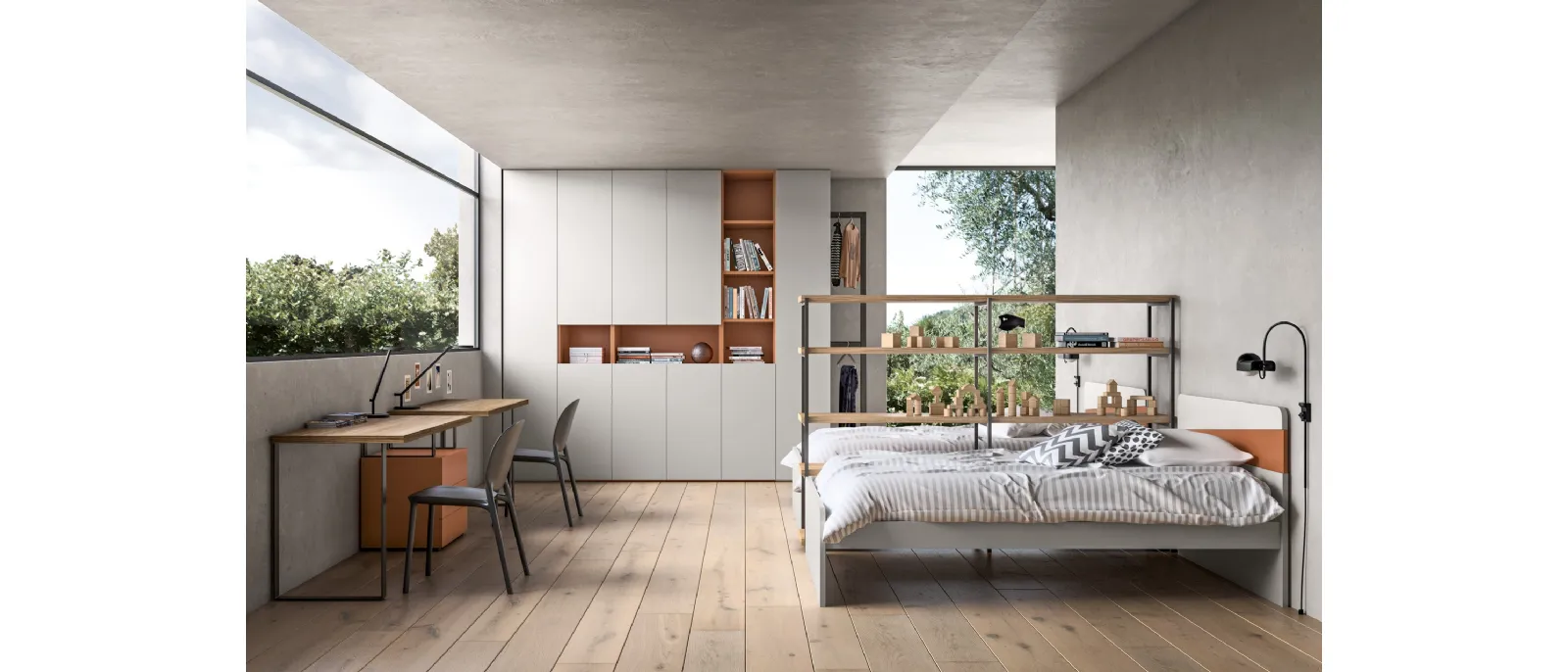 The 0212 bedroom is characterized by elegance