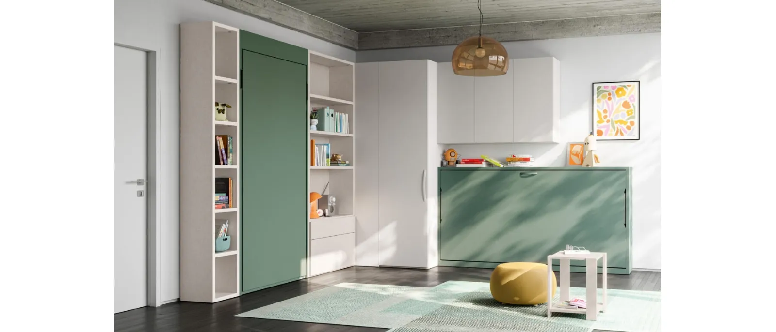 Space-saving 60 bedroom by Mistral
