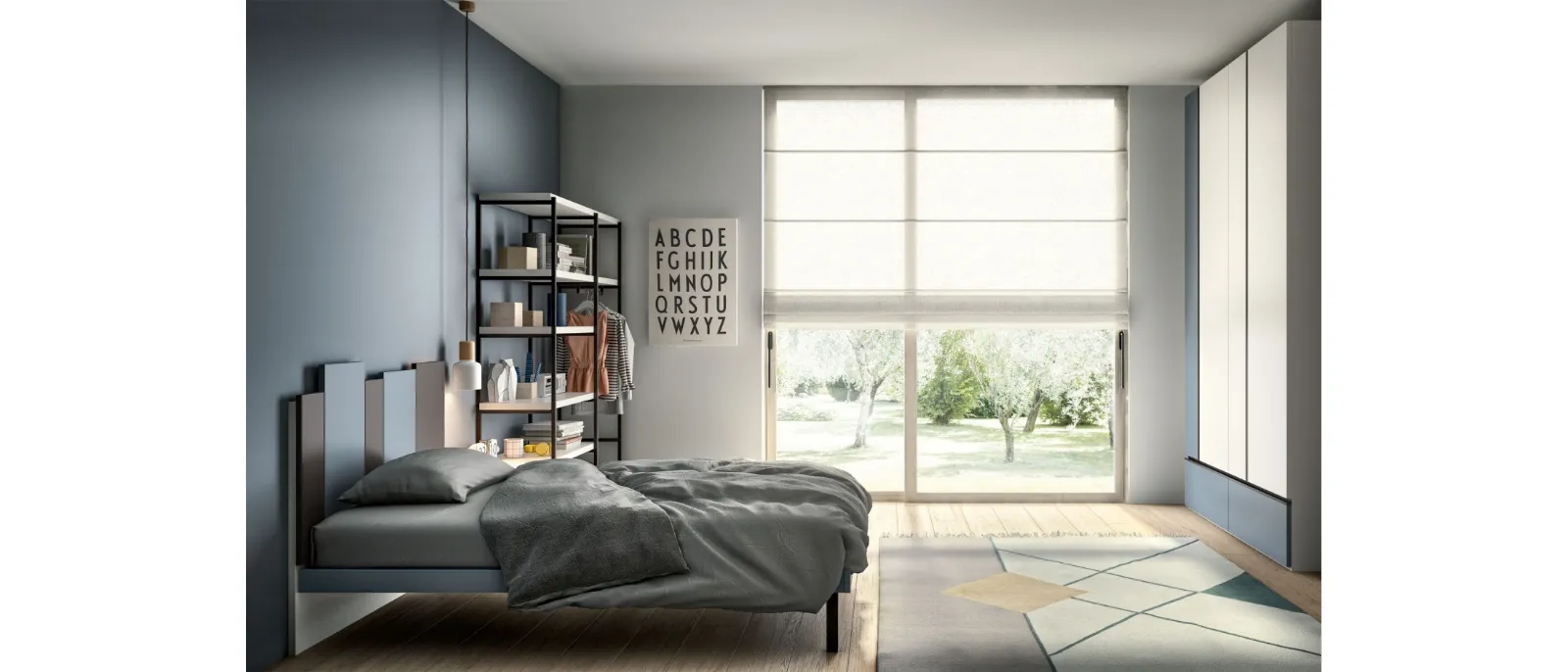 The furniture of the young adult room by ZG, from the collection