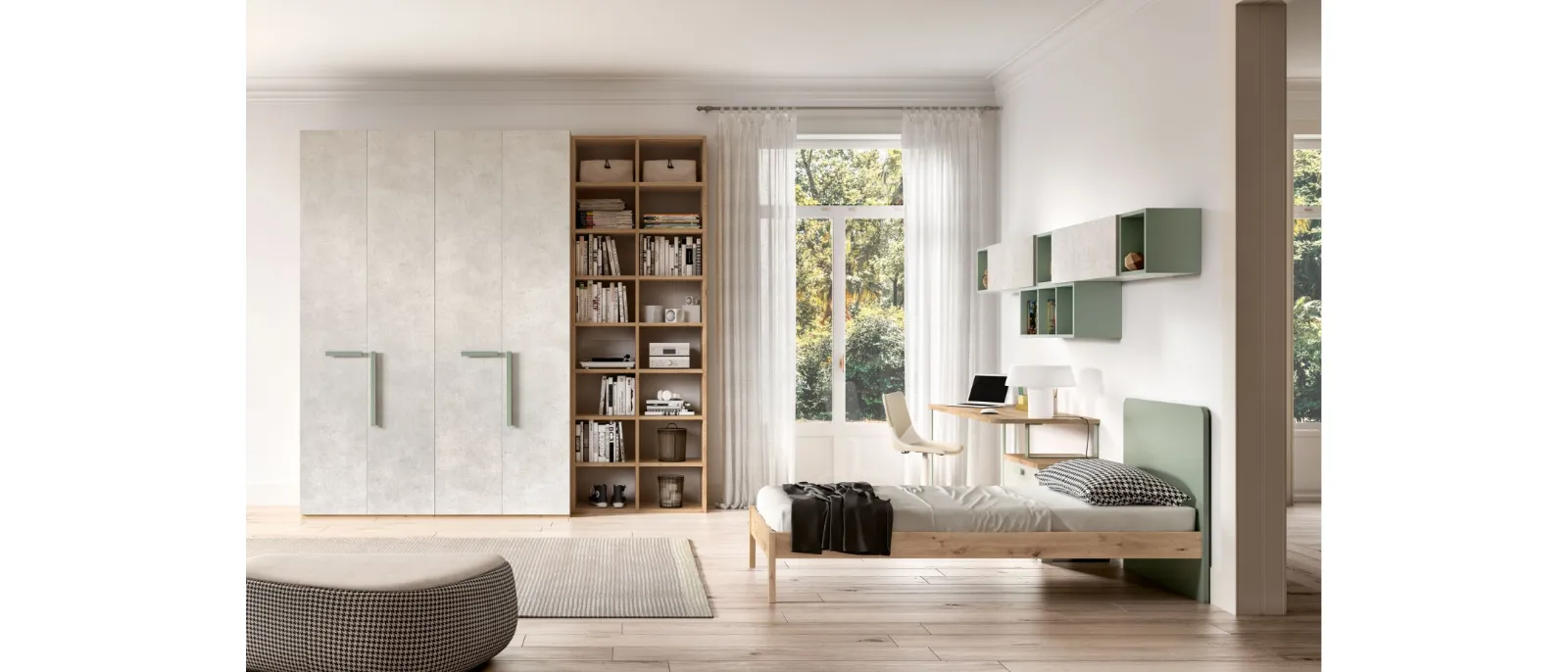 Camille’s bedroom with 40° angle