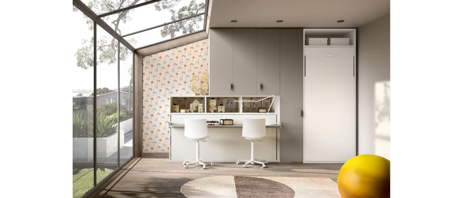 The compact bed with hidden beds is a perfect solution for any small room. Its design allows you to enjoy the comfort