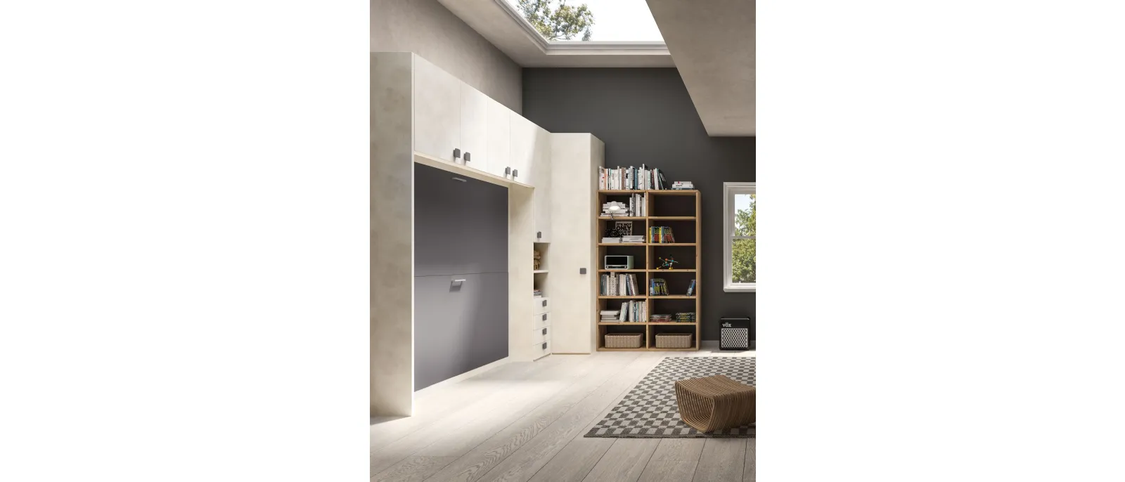 Room 152 di ZgMobili è una stanza salvaspazio che propone la soluzione perfetta se