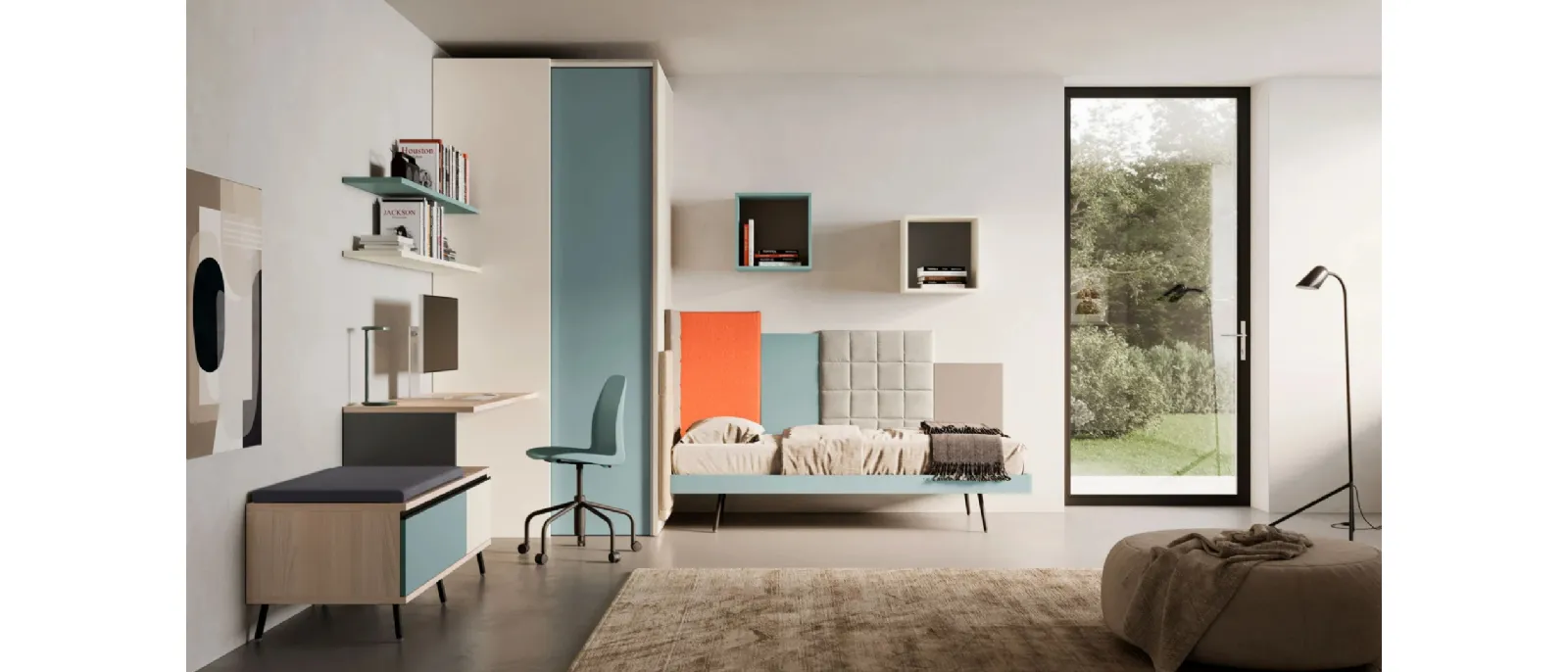 SMART Junior 02 bedroom by San Martino Mobili.