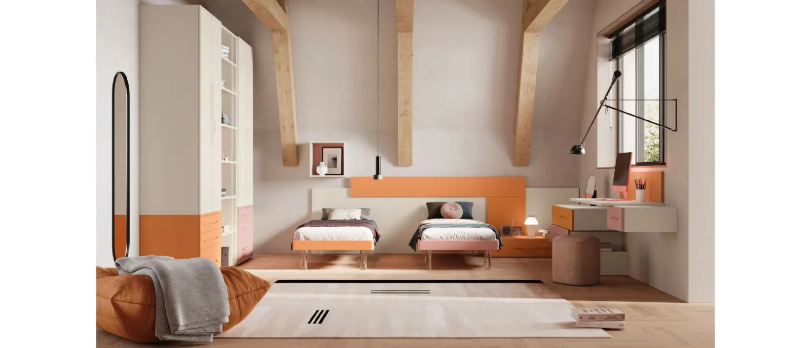 SMART Junior 05 bedroom by San Martino Mobili