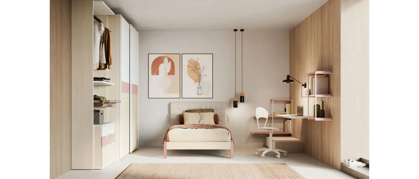 SMART Junior 08 children's bedroom by San Martino Mobili
