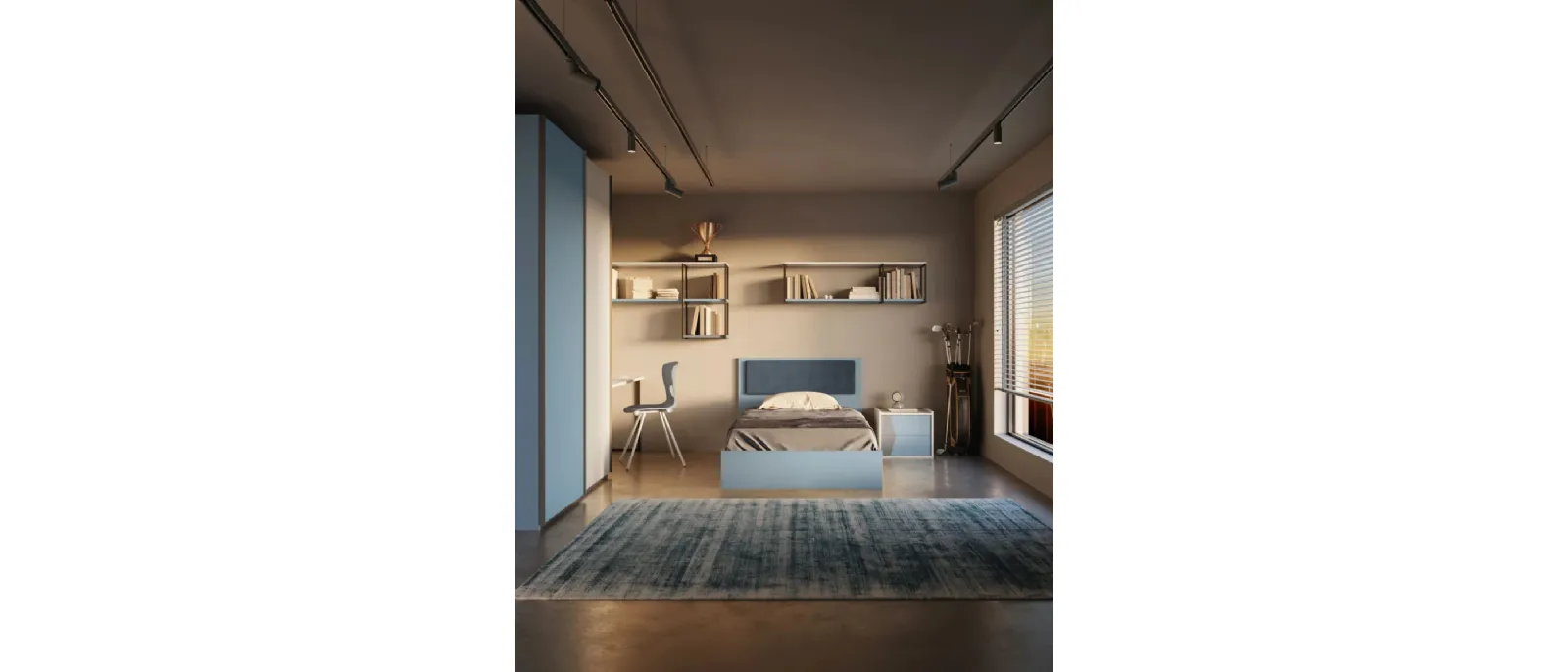 SMART Junior 09 children's room by San Martino Mobili
