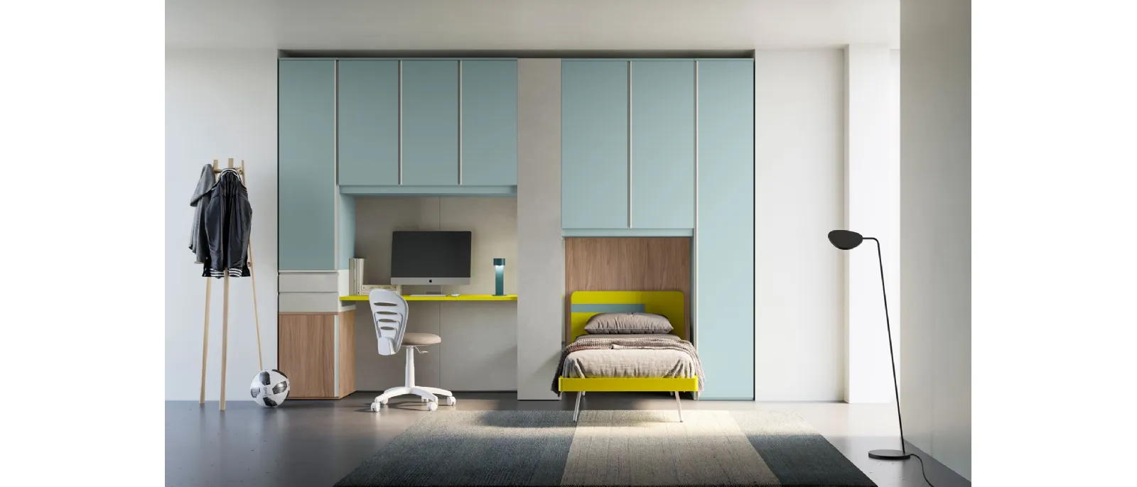 SMART Junior 16 customized children's room by San Martino Mobili